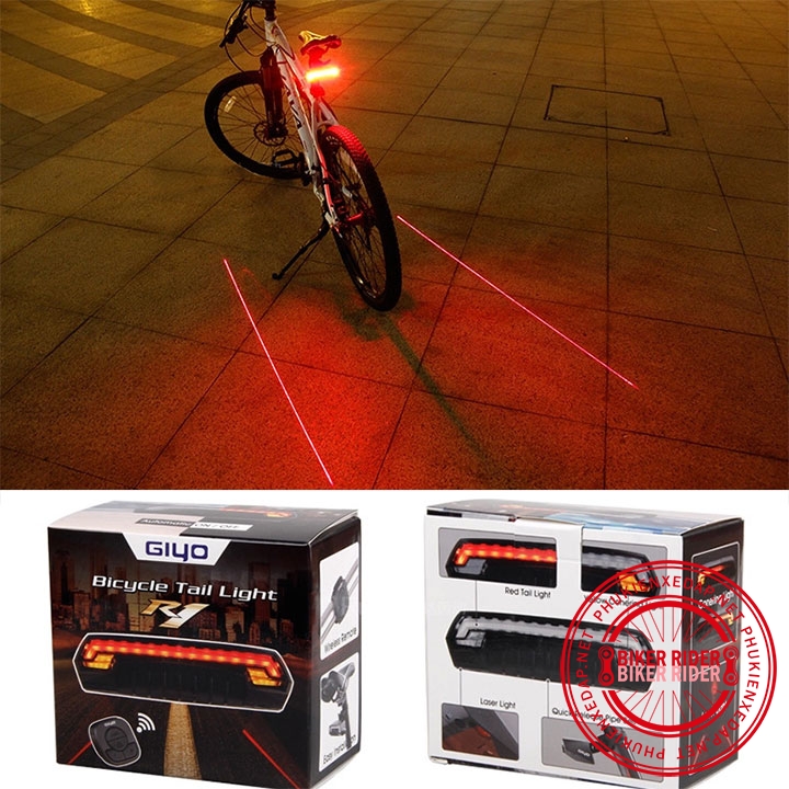 Đèn hậu xi nhan xe đạp Giyo R cao cấp PKXD-969