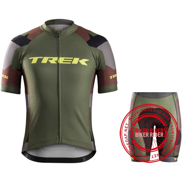 Quần áo bộ xe đạp Trek rằn ri PKXD-987