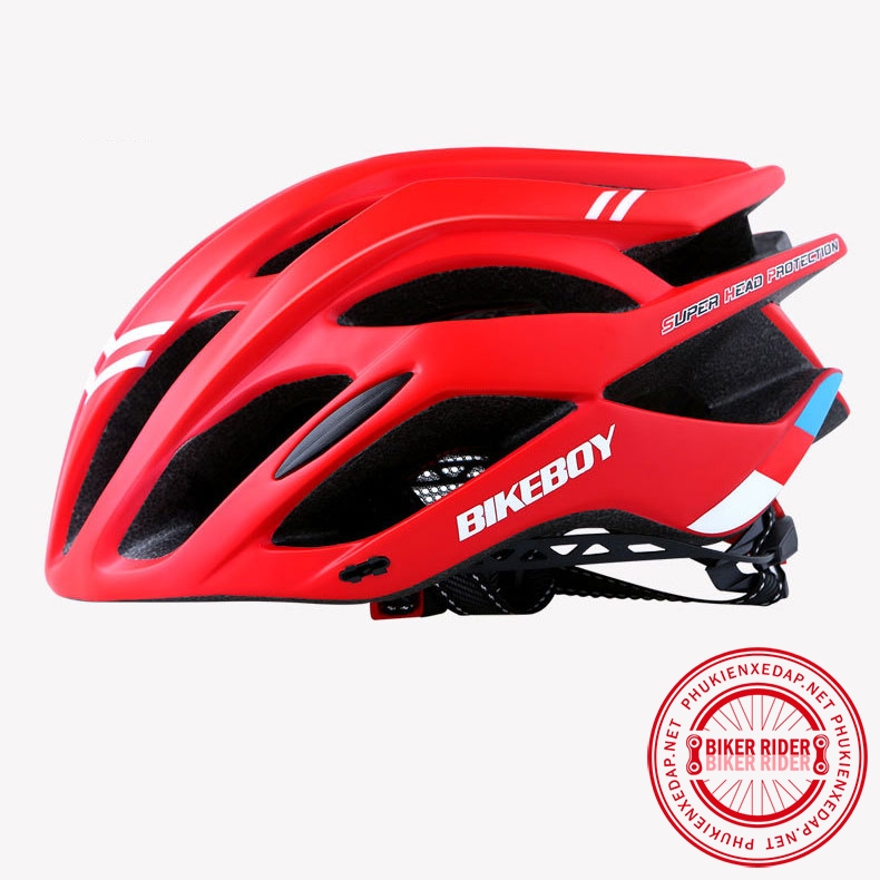 Mũ bảo hiểm xe đạp BikeBoy màu đỏ PKXD-1038