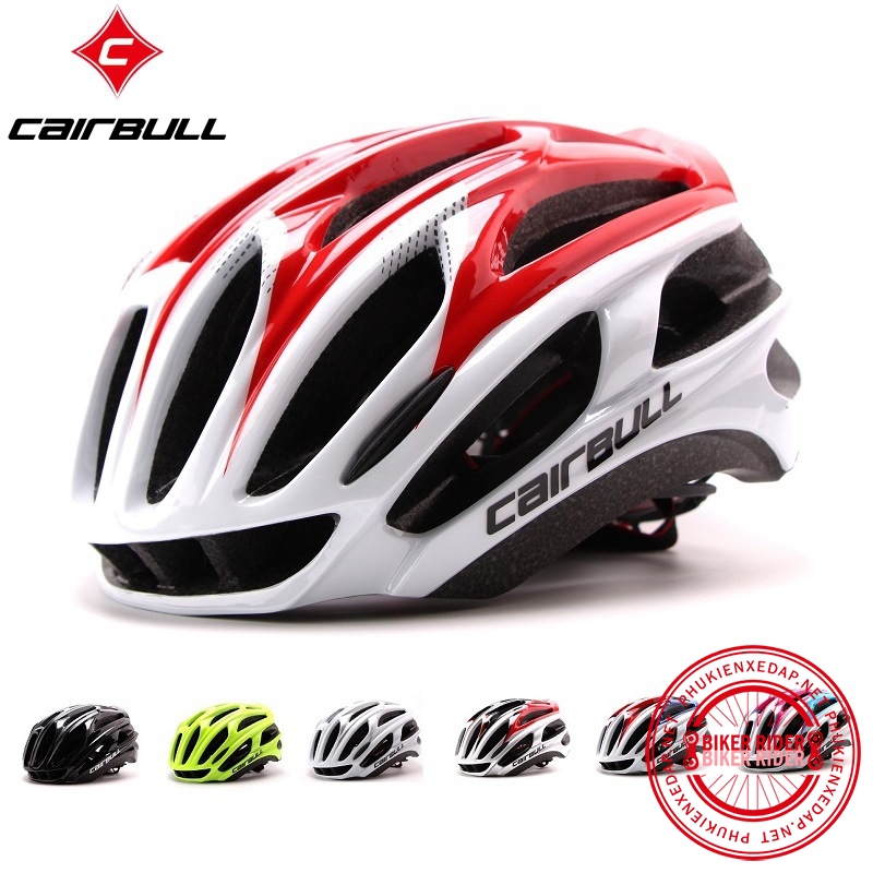 Mũ bảo hiểm xe đạp CAIRBULL màu đỏ trắng PKXD-1069 PKXD-1069