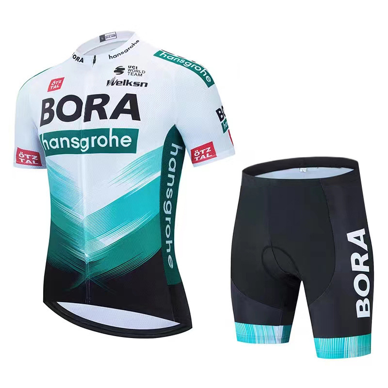 Bộ quần áo xe đạp nam nữ ngắn tay BORA PKXD-1163