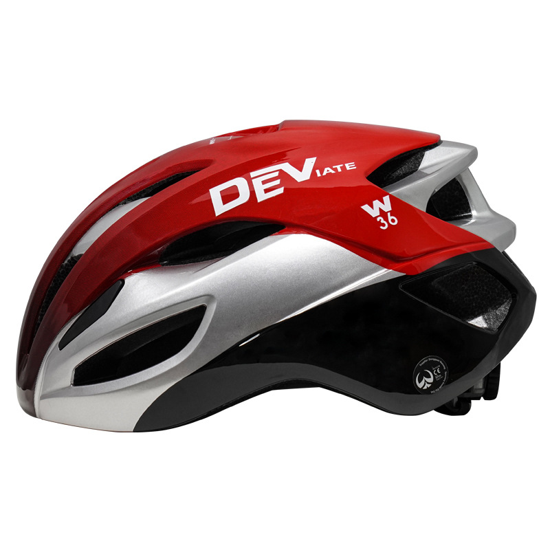 Nón bảo hiểm xe đạp DEVIATE PKXD-1211 (Đỏ đen)